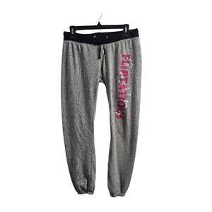 Wild Punch Vintage y2k Grey Jogger Sweat Pants Low Rise Large